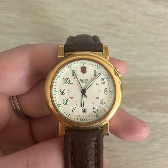 Swiss Army Accessories Vintage Swiss Army Watch With 8 Genuine